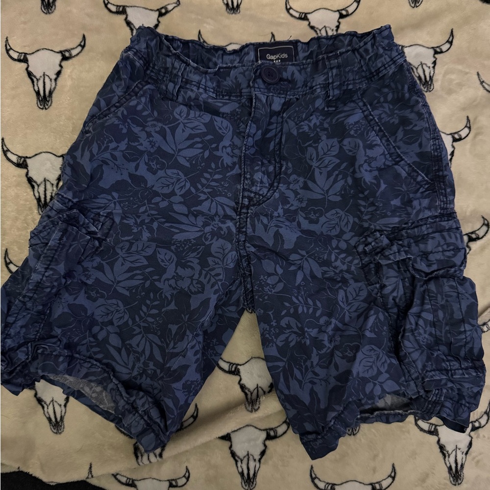 GAP Kids Navy Floral Shorts